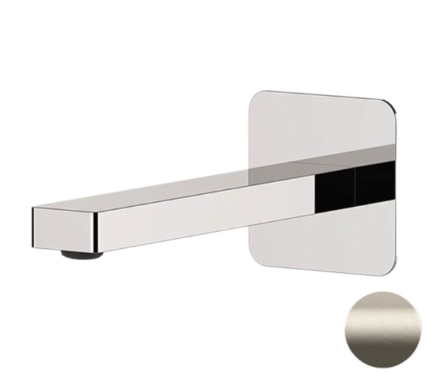 Излив настенный 19 см Remer Slash 91SLXV, сталь