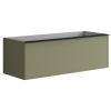 Тумба для раковины с 1 ящиком  120см Onsen Pixel 68-BP-120-F1-M57,зелёный 