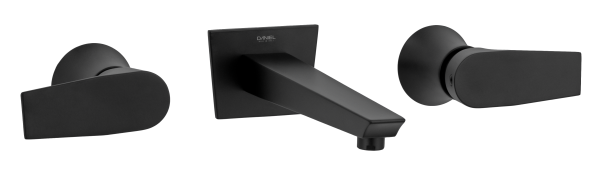 Смеситель для раковины Daniel Diva DV502215, чёрный матовый