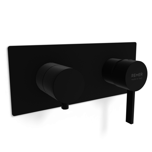 Смеситель для душа Remer Metrica MC92ZWBNO, черный матовый