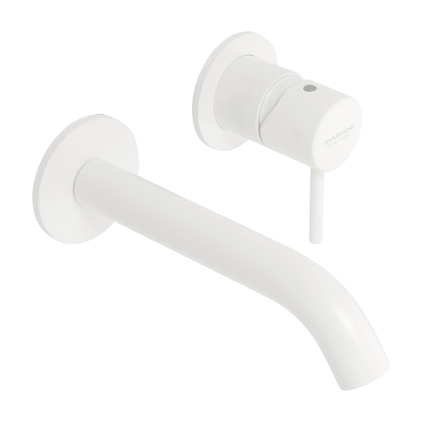 Смеситель для раковины Mariani Next B37565NSP, белый матовый