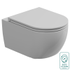 Подвесной унитаз со смывом Eco Clean (торнадо) с крышкой и креплением GSG Ceramic Design Like RULKWCSETSOEC000FI, белый глянцевый
