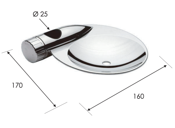 Мыльница для штанги Remer 319PR