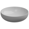 Раковина накладная биколор 45 см GSG Ceramic Design Easy EALAVRO45BI000/033, White/Perla Matt