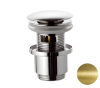 Донный клапан с переливом 1”1/4 Remer 905CC2114VO, латунь состаренная