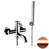 Смеситель для ванны Remer X Style X02RP, медь брашированная