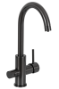 Cмеситель для кухни Remer X Style N792DWCFP, черный брашированный хром