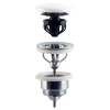 Донный клапан универсальный с керамической крышкой 1”1/4 OMP Tea 7532.310.5.T1, белый матовый