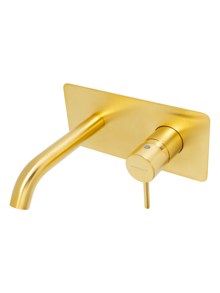 Смеситель для раковины Mariani Next B22565NS, золото брашированное