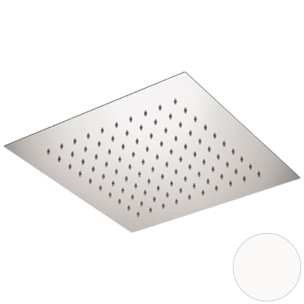 Верхний душ потолочный 34 см Remer 357EFS34BO, белый матовый