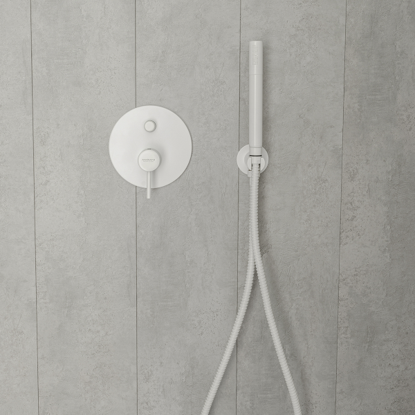 Смеситель для душа Mariani Next B37173NS, белый матовый