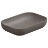 Раковина накладная 60x42 см GSG Ceramic Design Easy EALAVRE60029, Tortora Matt