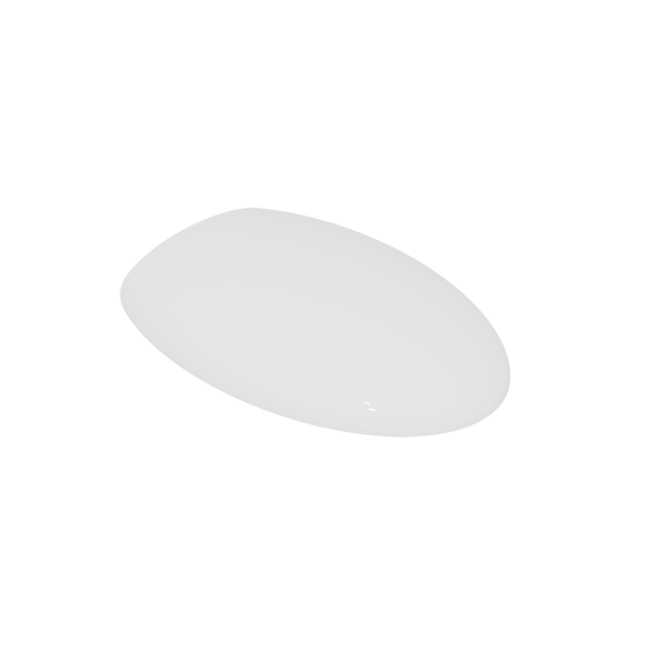 Крышка с сиденьем для подвесного унитаза с микролифтом GSG Ceramic Design Touch TOCOPRTICR000, белый глянцевый