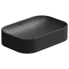 Раковина накладная 60x42 см GSG Ceramic Design Easy EALAVTP60003, черный матовый