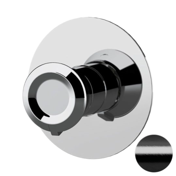 Смеситель для душа Remer Element ET30LCFP, черный брашированный хром