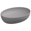 Раковина накладная 55x42 см GSG Ceramic Design Easy EALAVOV55038, Fumo Matt
