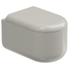 Чаша подвесного унитаза Eco Clean (торнадо) GSG Ceramic Design Petra PEWCSOEC013, пергамон глянцевый