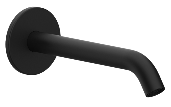 Излив настенный 16 см Remer X Style 91XNO, черный матовый