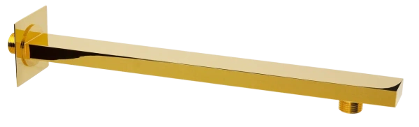 Кронштейн для верхнего душа 30 см Remer 348Q30DO, золото глянцевое