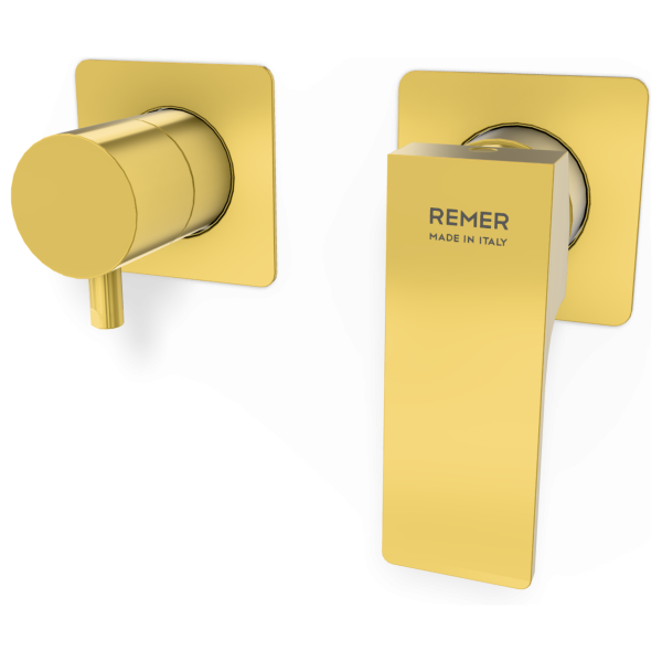 Смеситель для душа Remer Absolute AU92ZPWBDO, золото глянцевое