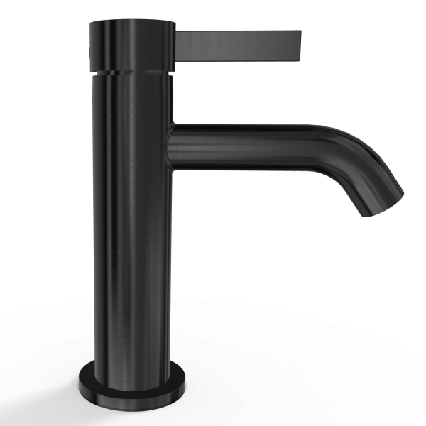 Смеситель для раковины Remer Metrica MC12GM, оружейная сталь PVD