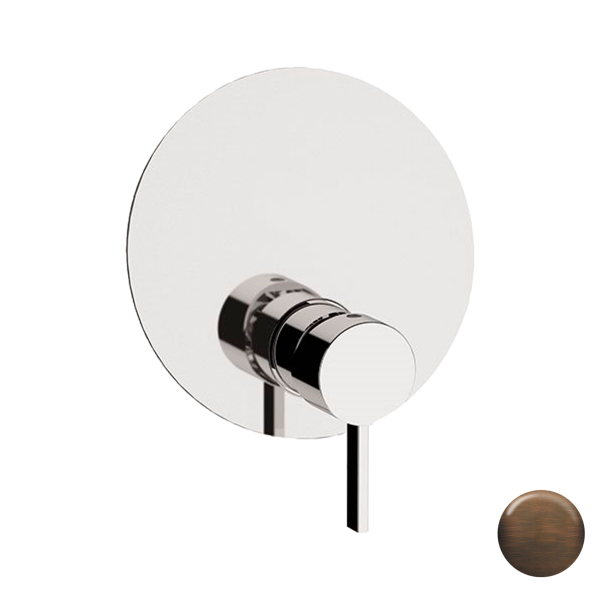 Смеситель для душа Remer Metrica MC30KBBR, бронза масляная