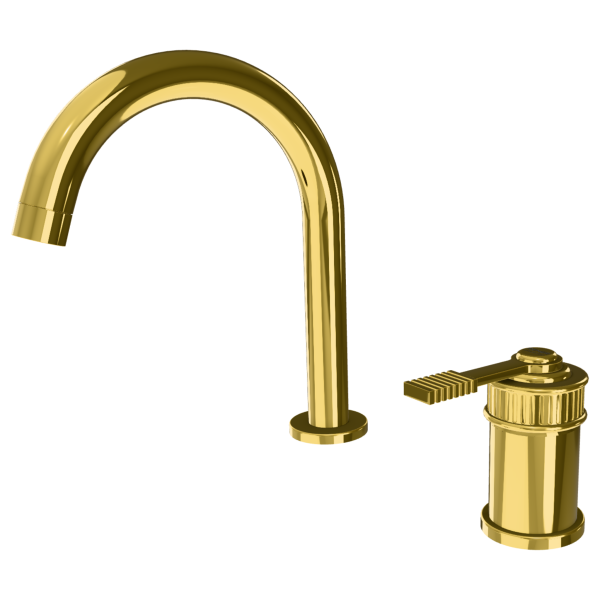 Смеситель для раковины Remer Atelier AL57DO, золото глянцевое