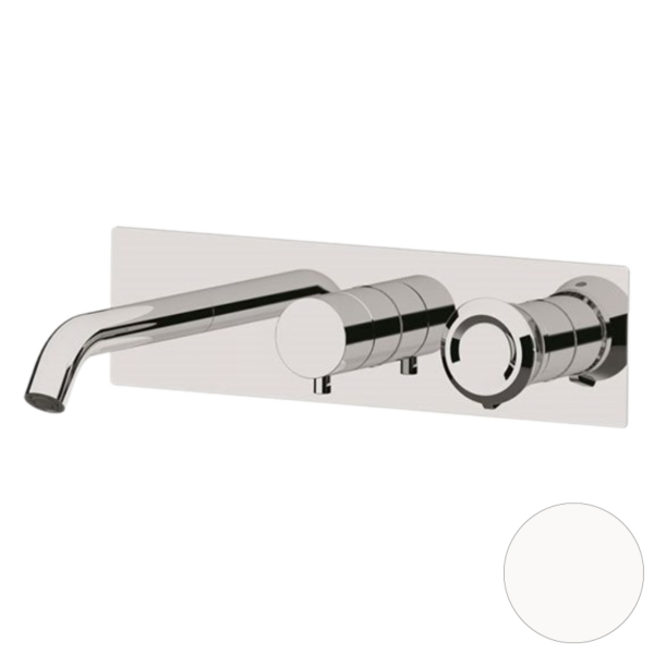 Смеситель для ванны Remer Element ET54D3BO, белый матовый