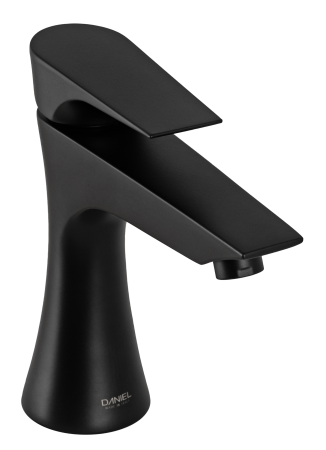 Смеситель для раковины Daniel Diva DV60615, чёрный матовый