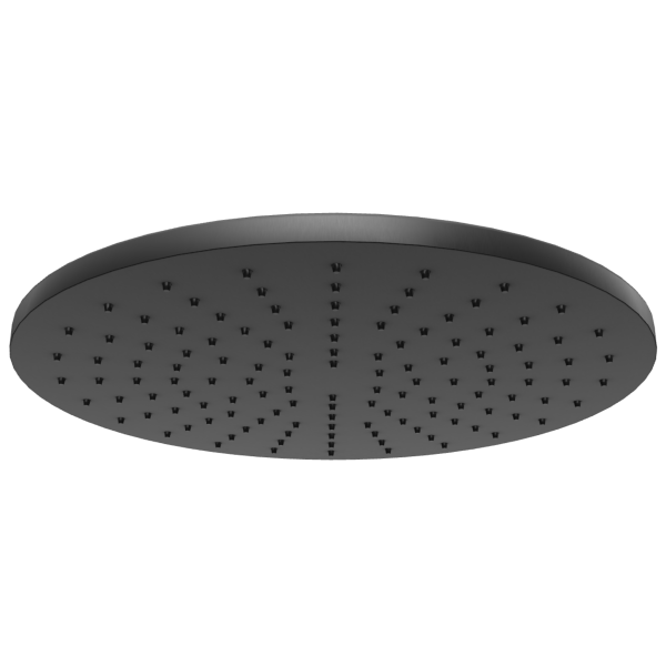 Верхний душ 30 см с шарнирным соединением Remer 359MM30NOX, черный матовый