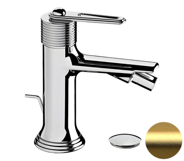 Смеситель для биде Daniel Brooklyn BY604DP, золото брашированное