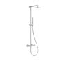 Душевая система термостатическая Remer X Style INOX SSXT37UFM25, нержавеющая сталь