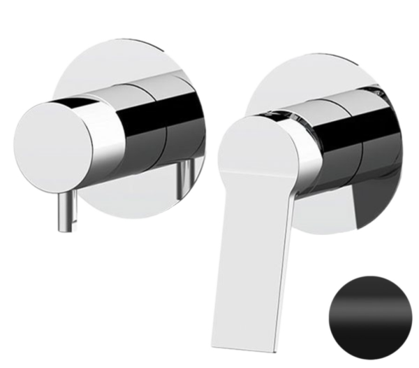 Смеситель для душа Remer Slash SL93ZPNO, черный матовый