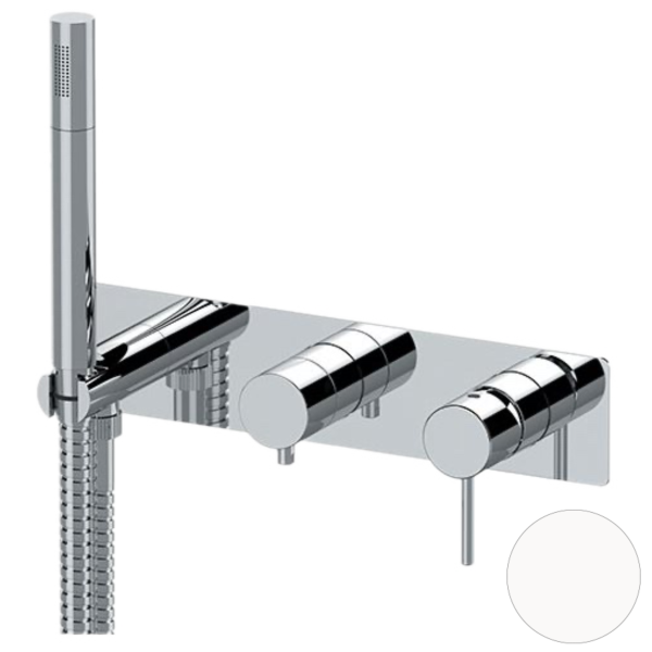 Смеситель для душа Remer X Style X97D3WBBO, белый матовый