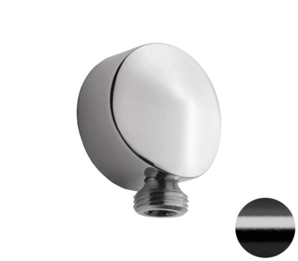 Шланговое подключение для душа Remer 309LCFP, черный брашированный хром