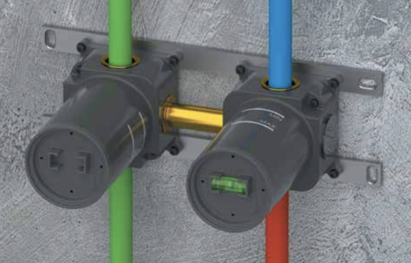 Скрытая часть горизонтальная на 2 выхода Remer WBOX92Z