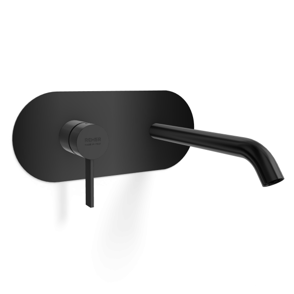 Смеситель для раковины Remer Metrica MC15WBCFP, черный брашированный хром