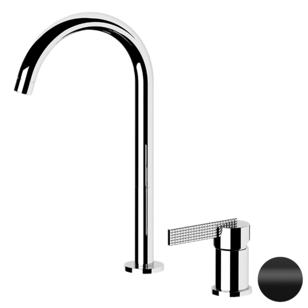 Смеситель для раковины Daniel Club ANC655L15, черный матовый