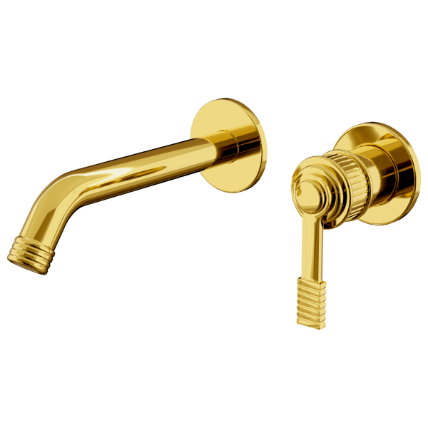 Смеситель для раковины Remer Atelier AL15PLWBDO, золото глянцевое