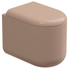 Чаша приставного унитаза Eco Clean (торнадо) GSG Ceramic Design Petra PEWC01EC039P, Rosa Glossy