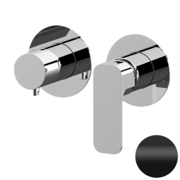 Смеситель для душа Daniel Tiara TA625D315, чёрный матовый