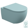 Чаша подвесного унитаза биколор со смывом Eco Clean (торнадо) GSG Ceramic Design Like LKWCSOECBI000/037, White/Ice Matt