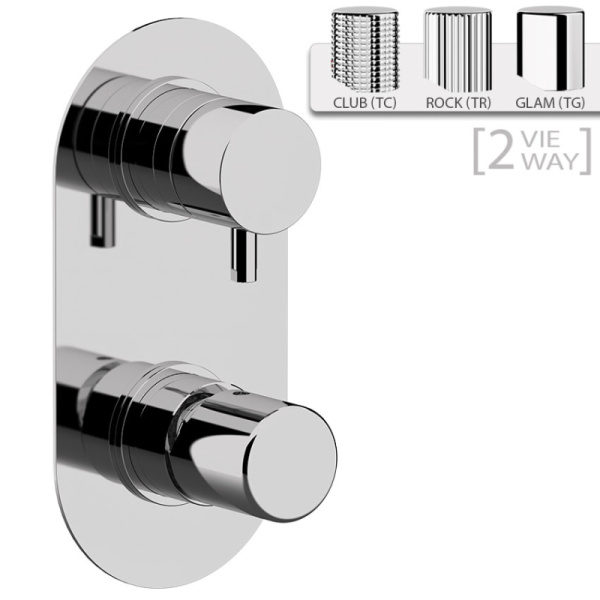 Смеситель для душа Daniel Trilogy TG612D2KBDP, золото брашированное