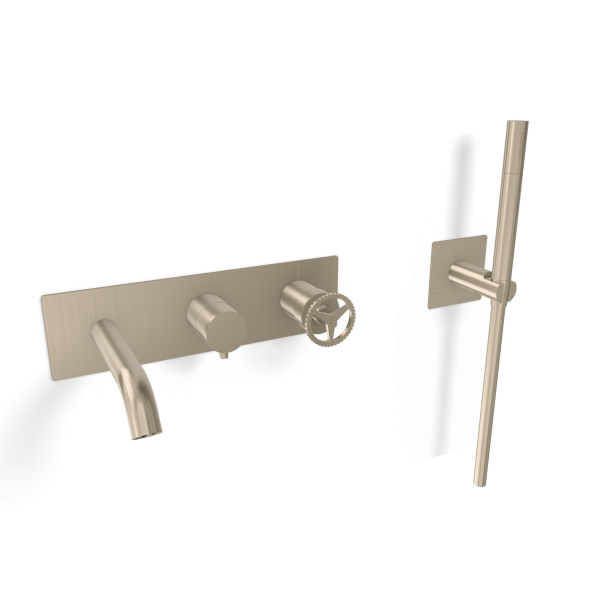 Смеситель для ванны Remer Chrono CH53D2WBXV, сталь