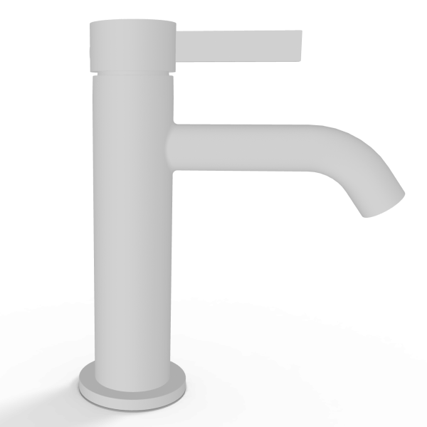 Смеситель для раковины Remer Metrica MC12BO, белый матовый