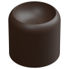 Раковина накладная 42 см GSG Ceramic Design Petra PELAVSECOLFS035, Cacao Matt
