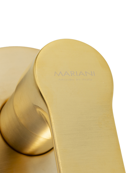 Смеситель для душа Mariani Kali B22179KL, золото брашированное