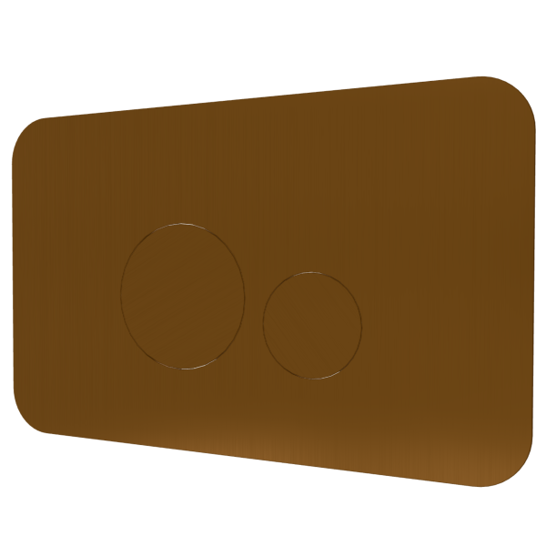 Кнопка смыва Remer RB810CU, медь брашированная PVD