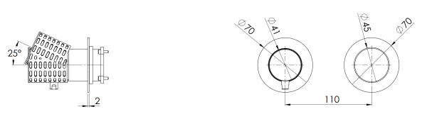 Смеситель для душа Remer Celebrity CEC93ZPWBRP, медь брашированная