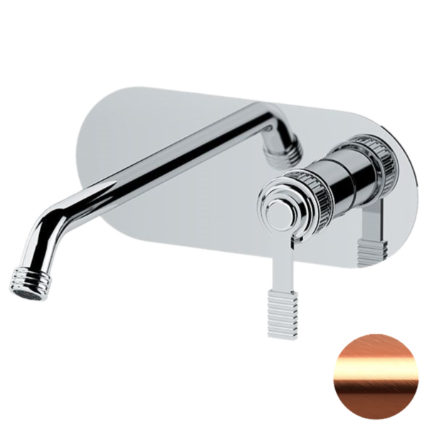 Смеситель для раковины Remer Atelier AL15WBRP, медь брашированная